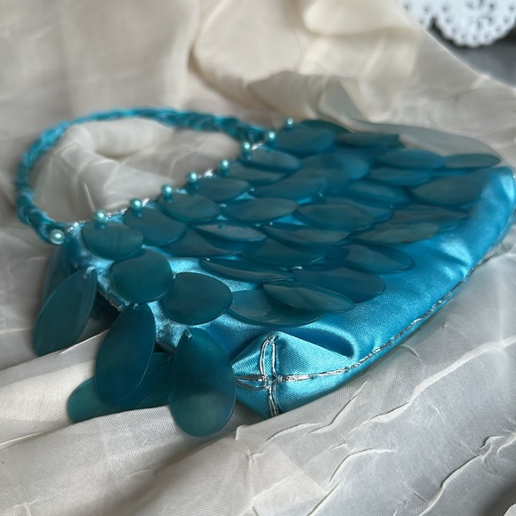 Mother of Pearl handbeaded purse mini bag women’s - Picture 9 of 9